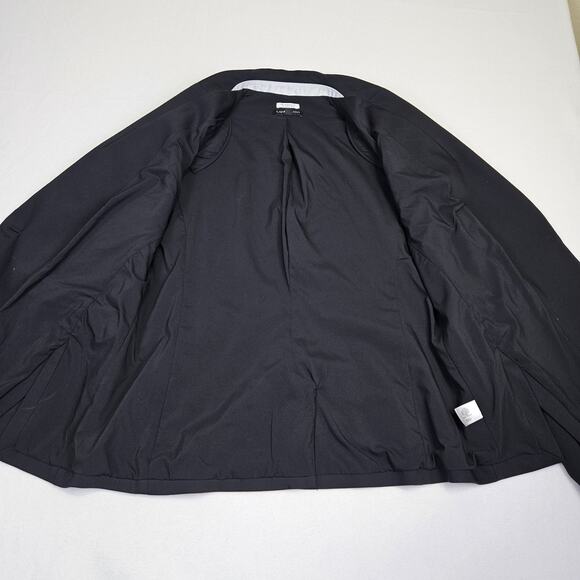 Lane Bryant Womens 16 Blazer Black Side Vent Classic Minimal Career Layer Preppy - Picture 9 of 16